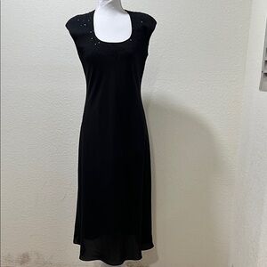 Elegant Black Sleeveless Dress